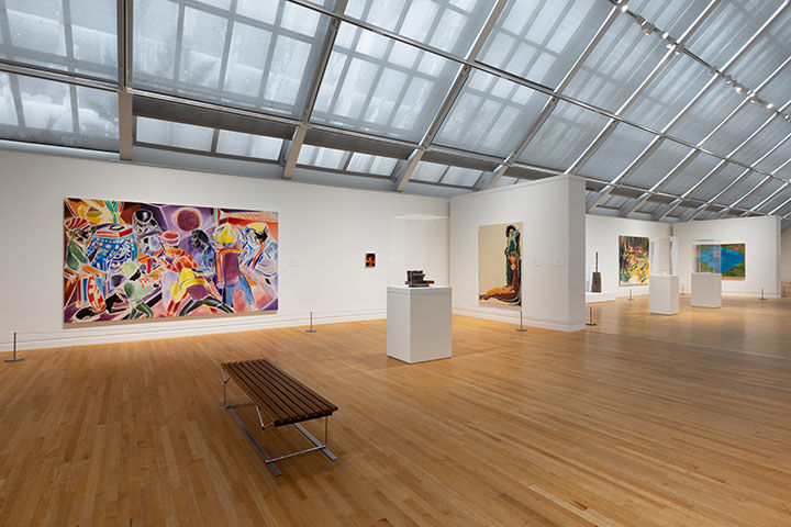 View of the Modern and Contemporary galleries